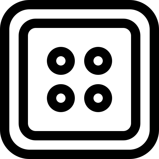 Square button